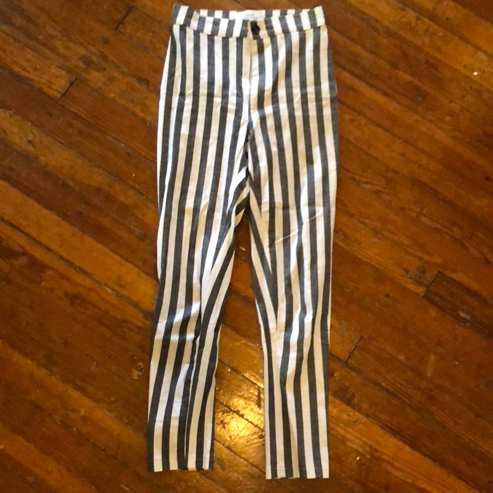 urban outfitters striped pants, size 2